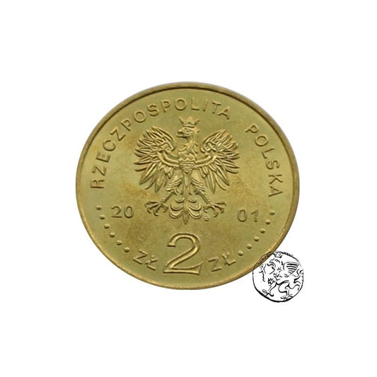 III RP, 2 złote, 2001, Kardynał Stefan Wyszyński