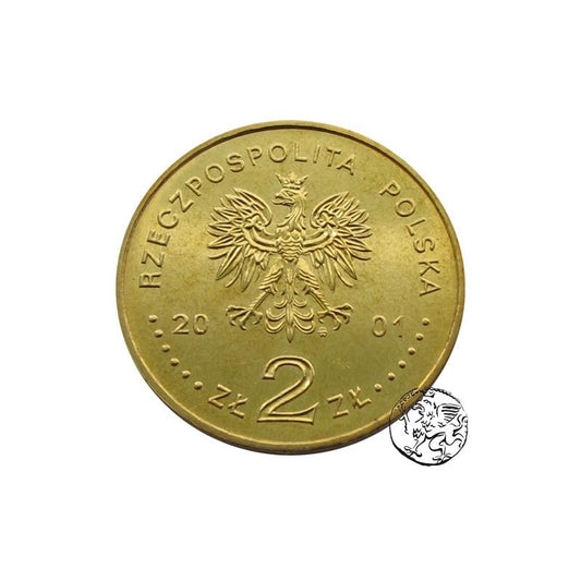 III RP, 2 złote, 2001, Michał Siedlecki