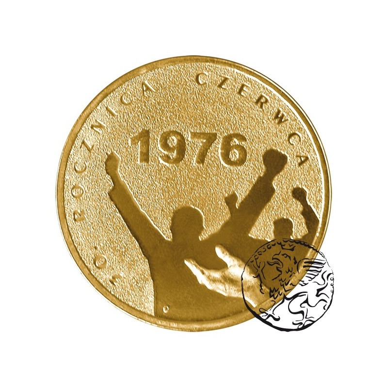 III RP, 2 złote, 2006, 30. rocznica Czerwca'76