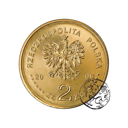 III RP, 2 złote, 2006, Jeździec Piastowski
