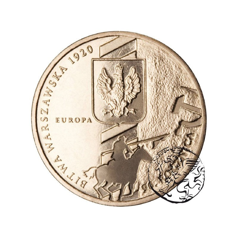 III RP, 2 złote, 2010, Bitwa Warszawska