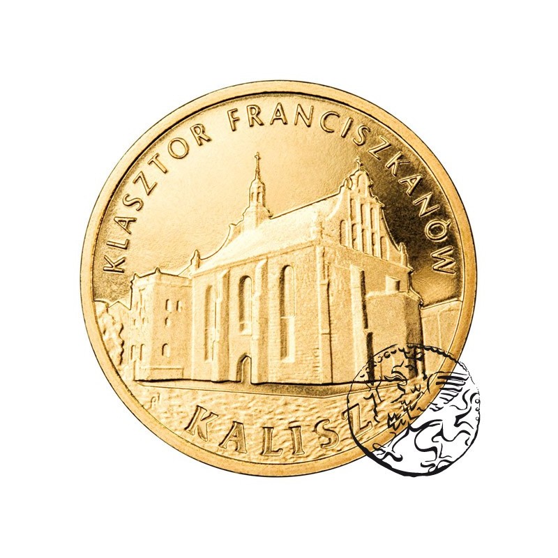 III RP, 2 złote, 2011, Kalisz - klasztor franciszkanów