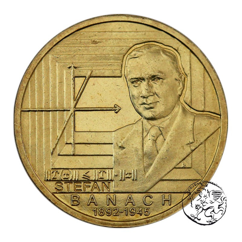 III RP, 2 złote, 2012, Stefan Banach