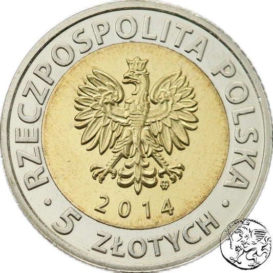 III RP 5 złotych, 2014, Zamek Królewski w Warszawie