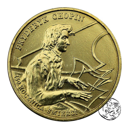 III RP, 2 złote, 1999, Fryderyk Chopin