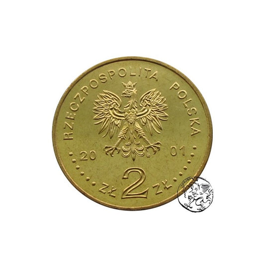 III RP, 2 złote, 2001, Henryk Wieniawski