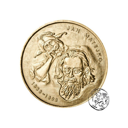 III RP, 2 złote, 2002, Jan Matejko