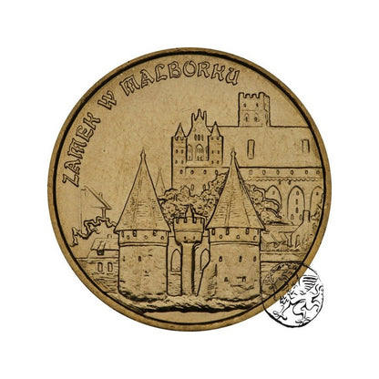 III RP, 2 złote, 2002, Zamek w Malborku