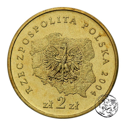 III RP, 2 złote, 2004, Województwo Lubuskie