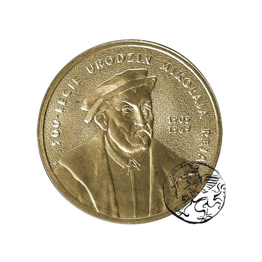 III RP, 2 złote, 2005, Mikołaj Rej