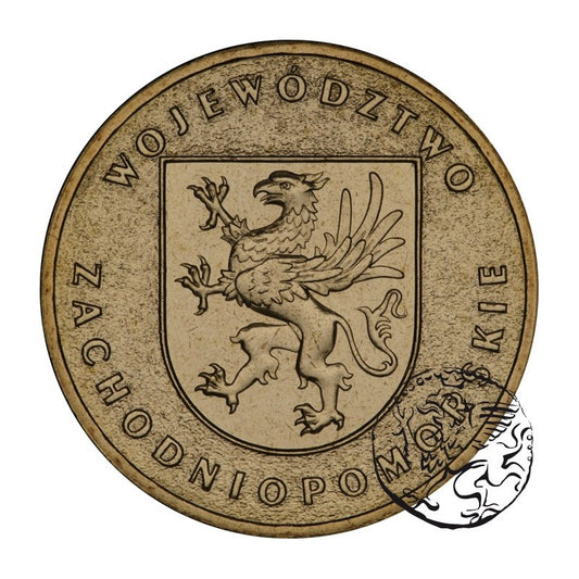 III RP, 2 złote, 2005, Województwo Zachodniopomorskie