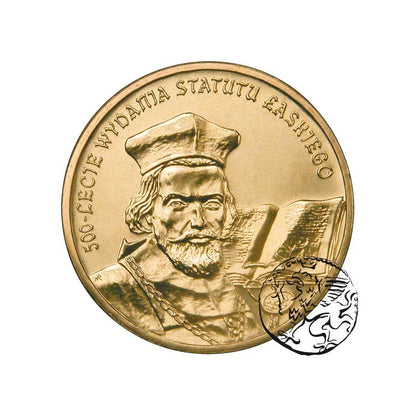 III RP, 2 złote, 2006, Statut Łaskiego