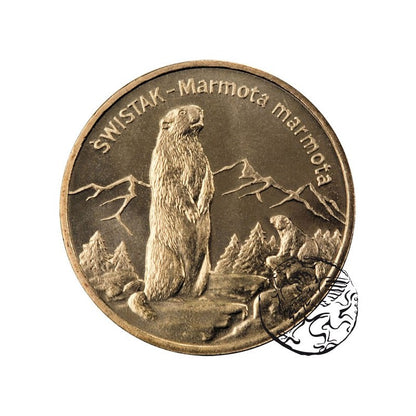III RP, 2 złote, 2006, Świstak