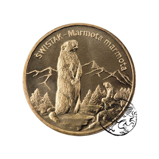 III RP, 2 złote, 2006, Świstak