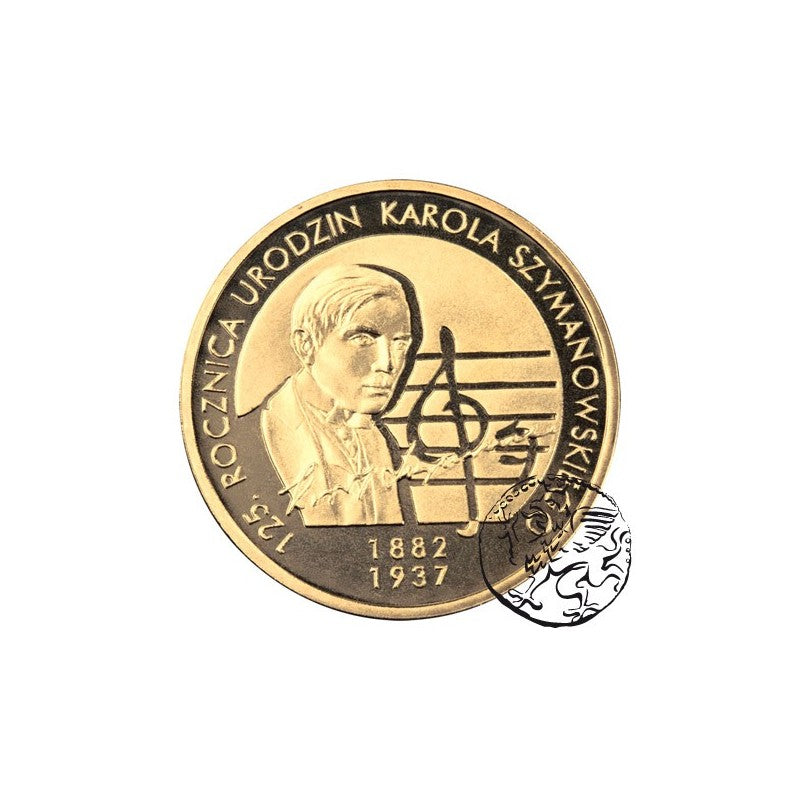 III RP, 2 złote, 2007, Karol Szymanowski