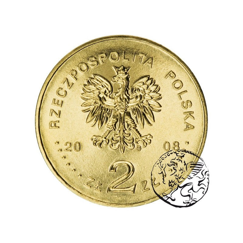 III RP, 2 złote, 2008, Powstanie Wielkopolskie