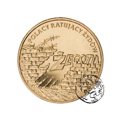 III RP, 2 złote, 2009, Polacy ratujący Żydów