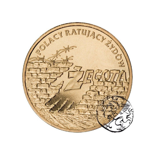 III RP, 2 złote, 2009, Polacy ratujący Żydów