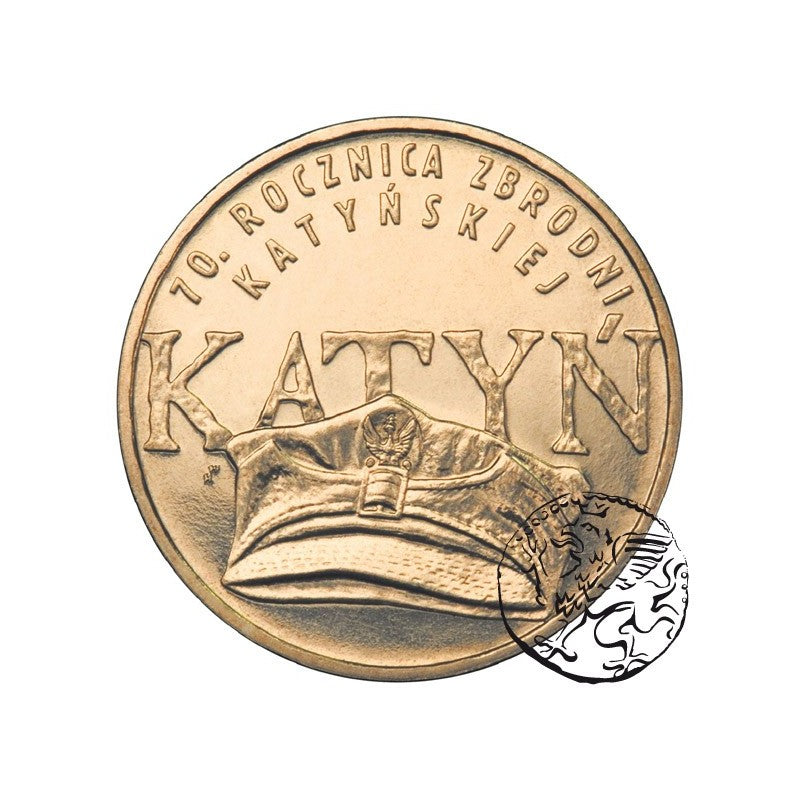 III RP, 2 złote, 2010, Katyń