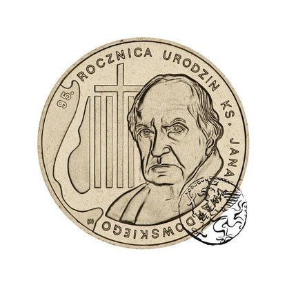 III RP, 2 złote, 2010, ks. Jan Twardowski