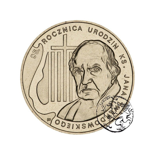 III RP, 2 złote, 2010, ks. Jan Twardowski