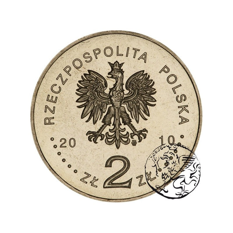 III RP, 2 złote, 2010, ks. Jan Twardowski