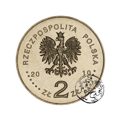 III RP, 2 złote, 2010, ks. Jan Twardowski