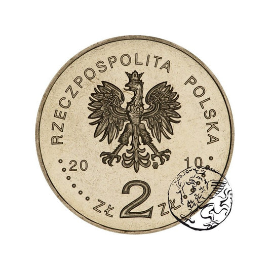 III RP, 2 złote, 2010, ks. Jan Twardowski
