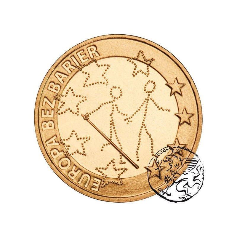III RP, 2 złote, 2011, Europa bez barier - ociemniali