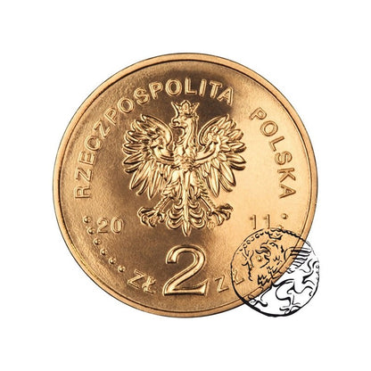 III RP, 2 złote, 2011, Ignacy Jan Paderewski