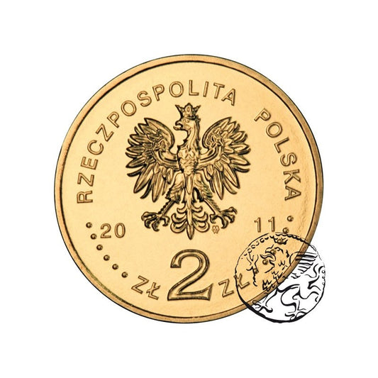 III RP, 2 złote, 2011, Kalisz - klasztor franciszkanów