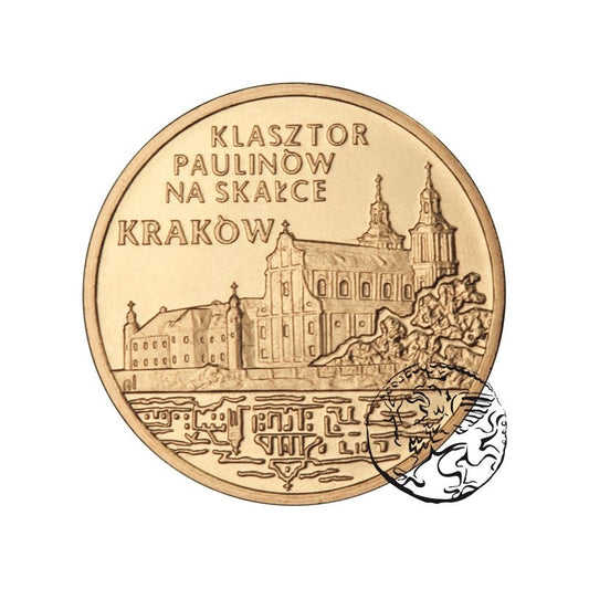 III RP, 2 złote, 2011, Kraków - klasztor paulinów
