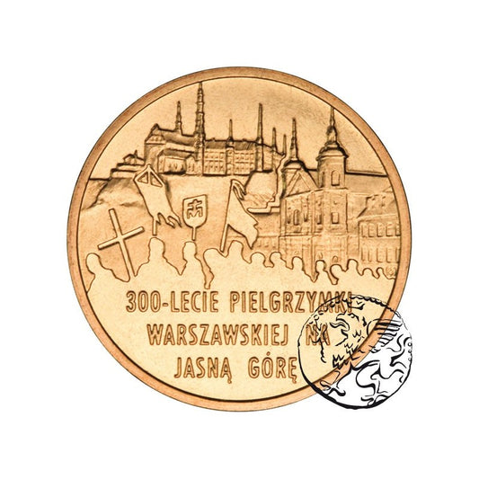III RP, 2 złote, 2011, Pielgrzymka na Jasną Górę