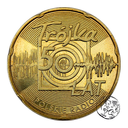III RP, 2 złote, 2012, 50 lat Trójki