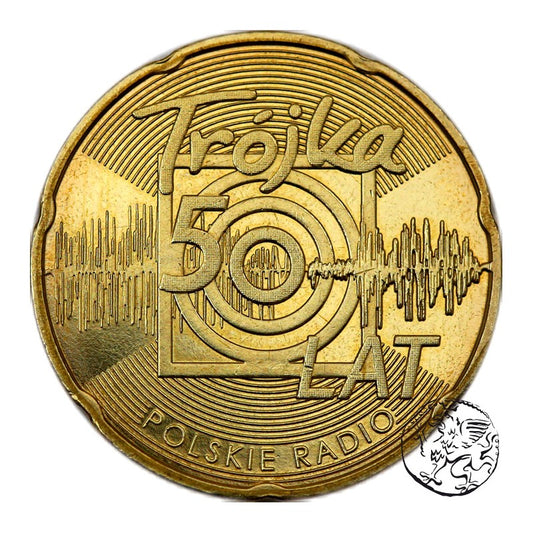 III RP, 2 złote, 2012, 50 lat Trójki