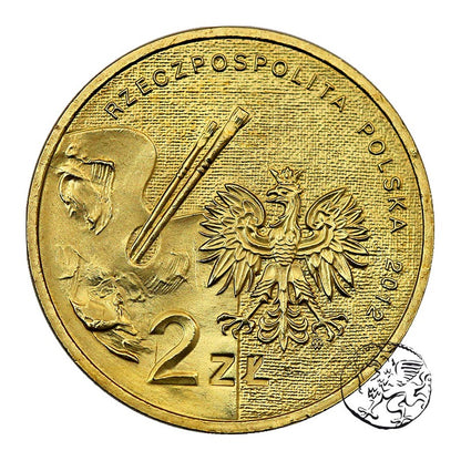 III RP, 2 złote, 2012, Piotr Michałowski