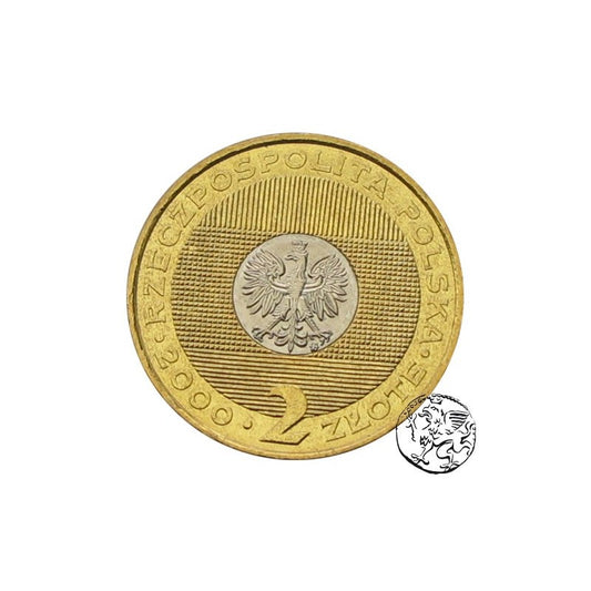 III RP, 2 złote, rok 2000