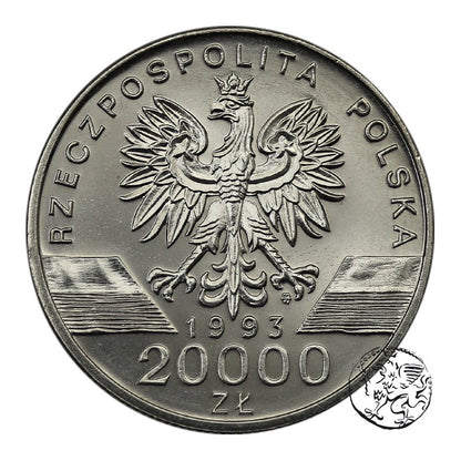 III RP, 20 000 zł, 1993, Jaskółki