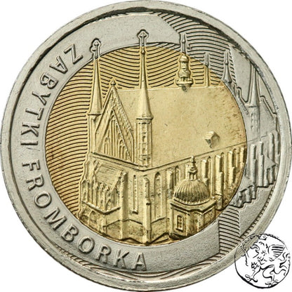 III RP, 5 złotych, 2019, Odkryj Polskę – Zabytki Fromborka