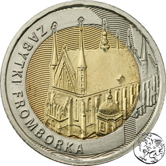 III RP, 5 złotych, 2019, Odkryj Polskę – Zabytki Fromborka
