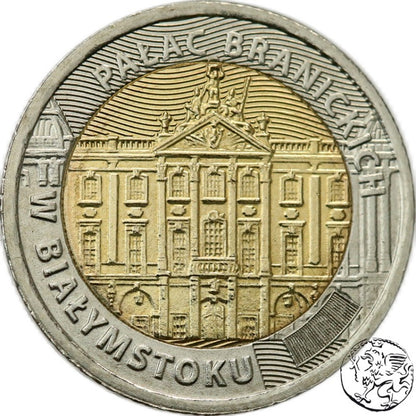 III RP, 5 złotych, 2020, Odkryj Polskę – Pałac Branickich w Białymstoku
