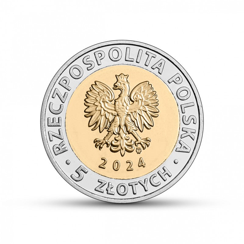 III RP, 5 złotych, 2024, Odkryj Polskę – Opactwo Benedyktynów w Tyńcu