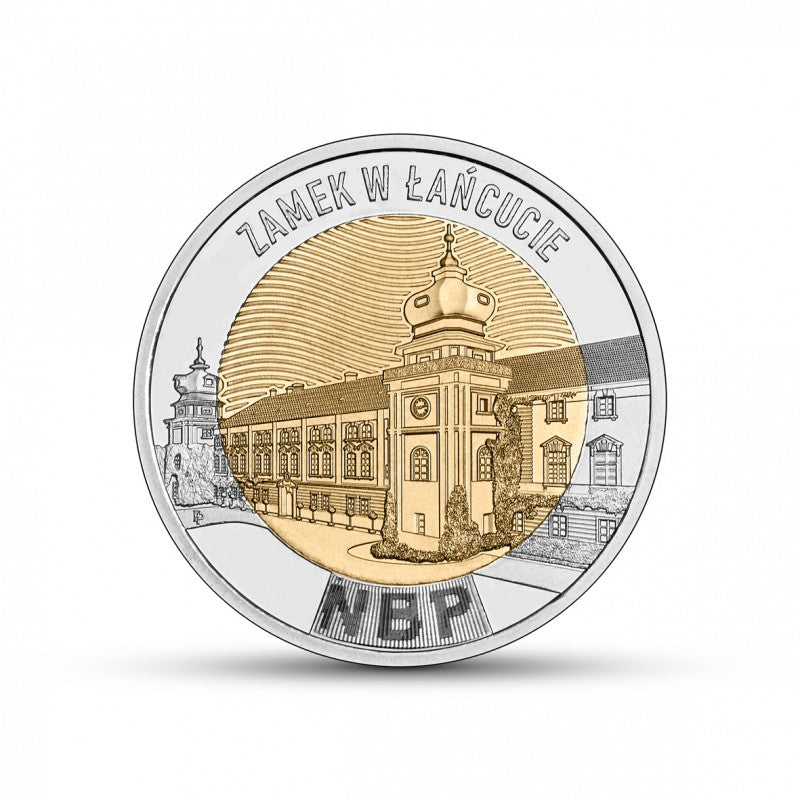 III RP, 5 złotych, 2024, Odkryj Polskę – Zamek w Łańcucie